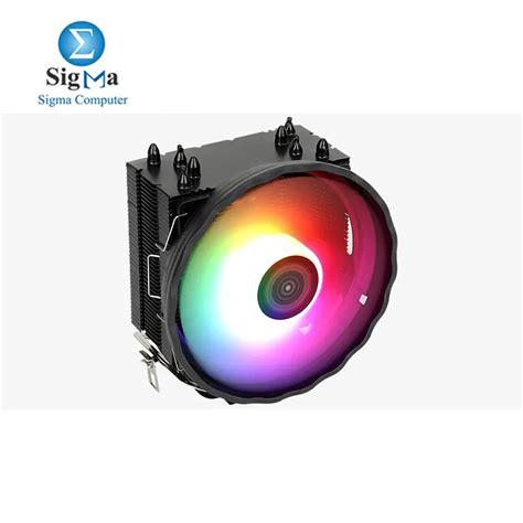 Aerocool Rave 4 ARGB CPU Air Cooler - Aluminum - (TDP) up to 130W - LGA 1700/1200/115X AM4/AM5. 